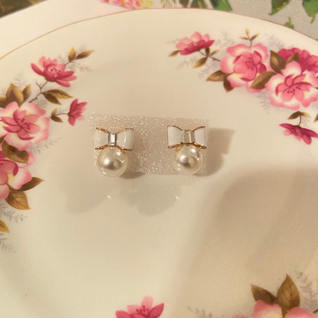Faux Pearl Earrings Super Beautiful